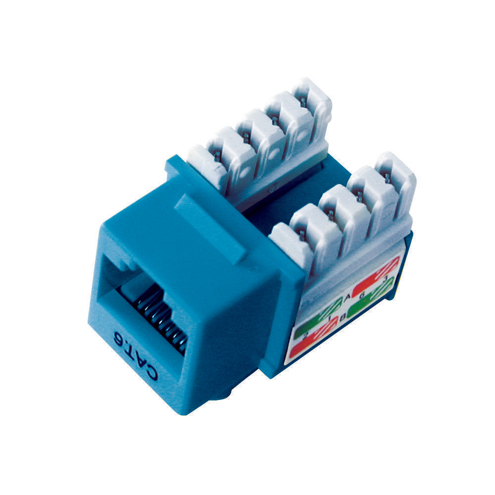 DIXON KJ8-C6-US/BLN Jack RJ45 Cat 6 de poncheo azul