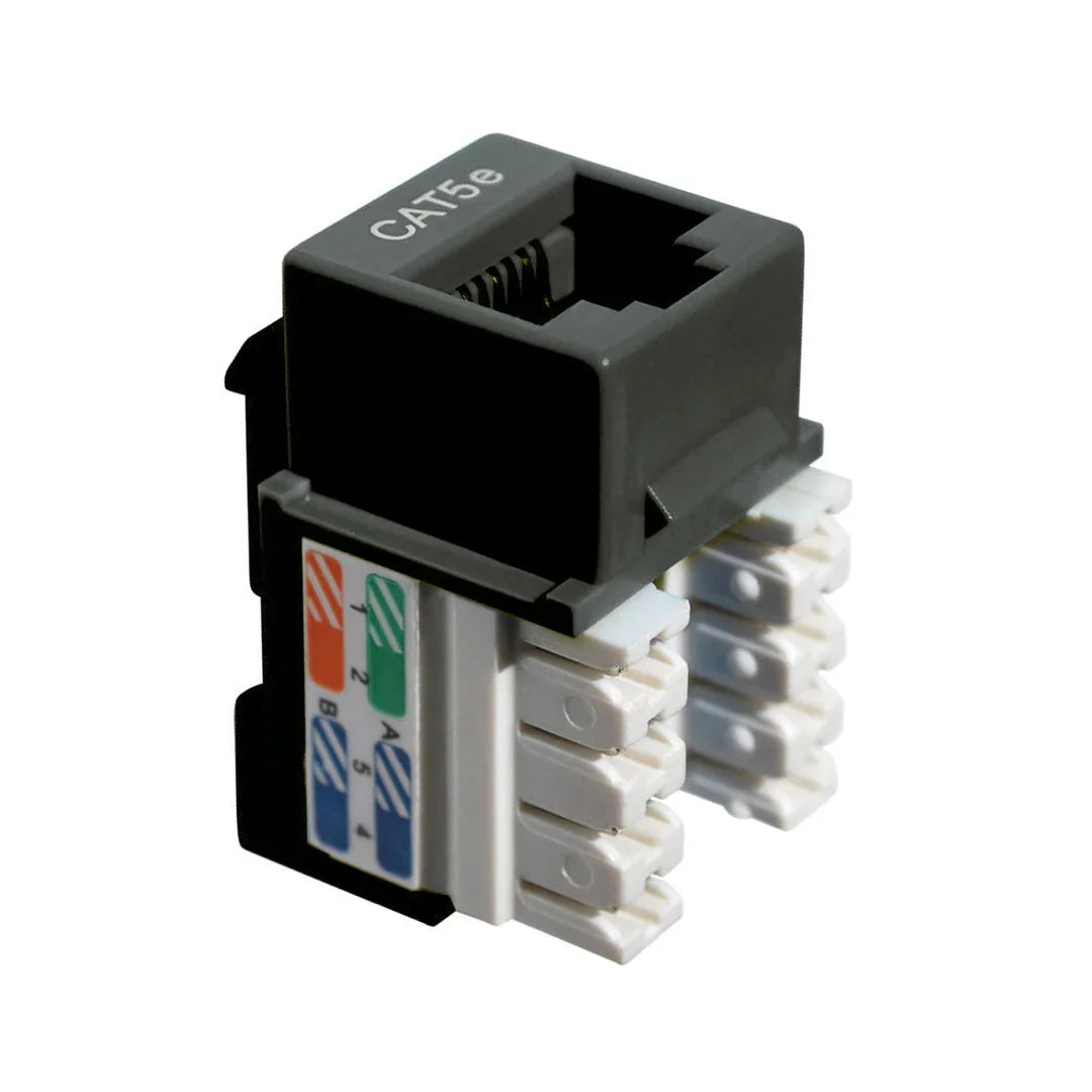 DIXON KJ8-CE-US/BKN Jack RJ45 Cat 5e negro de poncheo