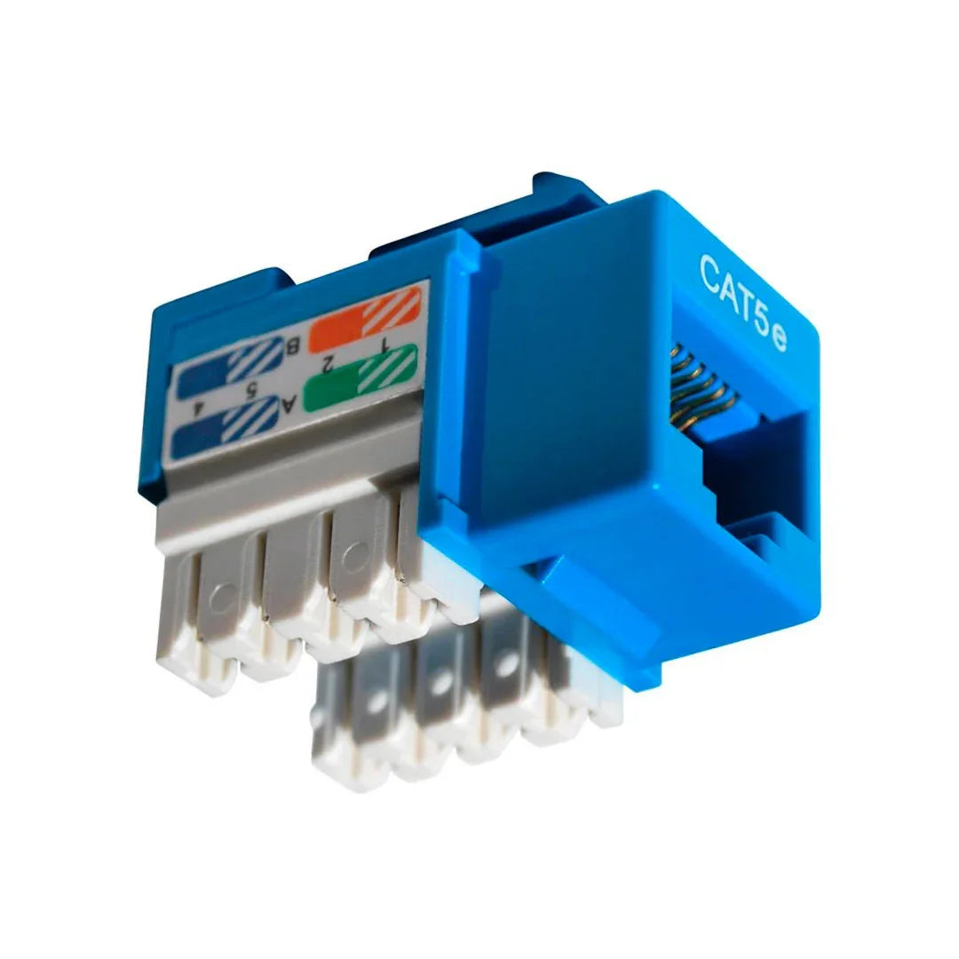 DIXON KJ8-CE-US/BLN Jack RJ45 Cat 5e azul de poncheo