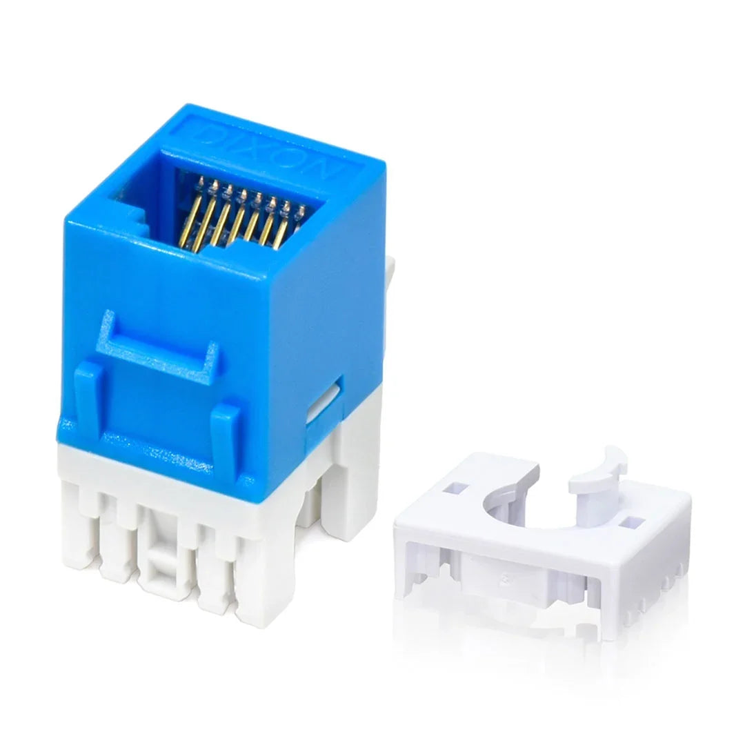 DIXON KJ88-C6-US/BL Jack RJ45 Cat 6 de poncheo azul