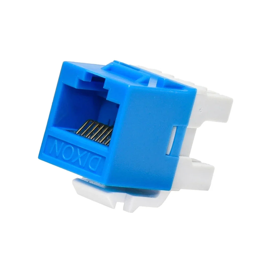 DIXON KJ88-C6-US/BL Jack RJ45 Cat 6 de poncheo azul