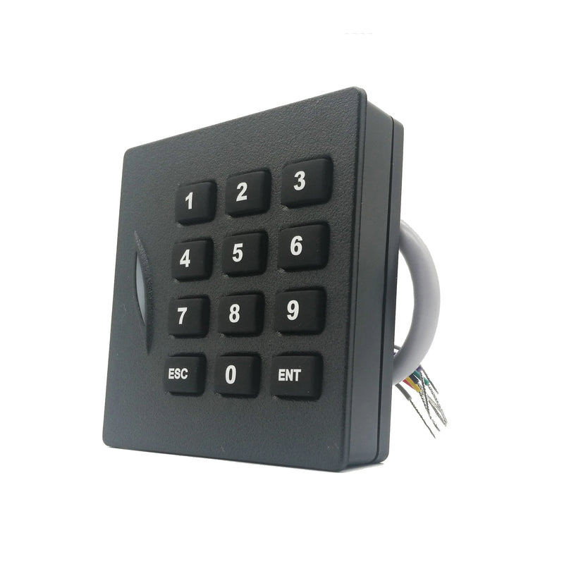 ZKTECO KR102E (SIN CAJA 9/10) Lector de tarjeta de proximidad RFID 125Khz y PIN Wiegand