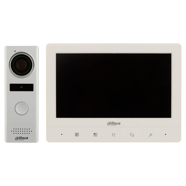 DAHUA DHI-KTA02, Kit Videoportero Analógico pantalla 7" cámara HD