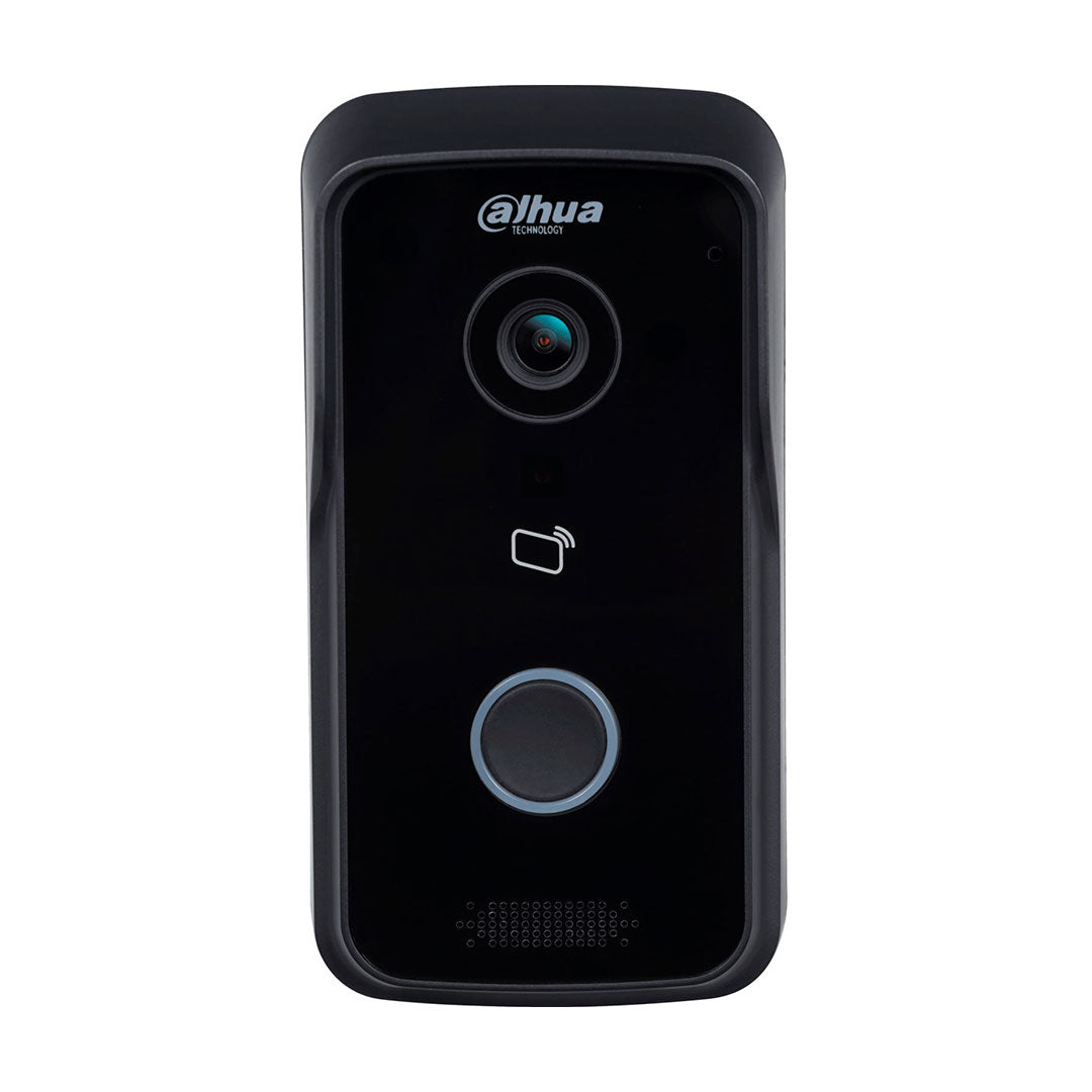 DAHUA KTP03 Kit Video Portero Hogar IP VTO2111D-P-S2 VTH2621G-P PFS3005-4ET-36E, presentación en caja
