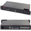 APC KVM1116R Conmutador KVM 16 puertos 2xpuerto PS/2 5xUSB 1xVGA 1ru