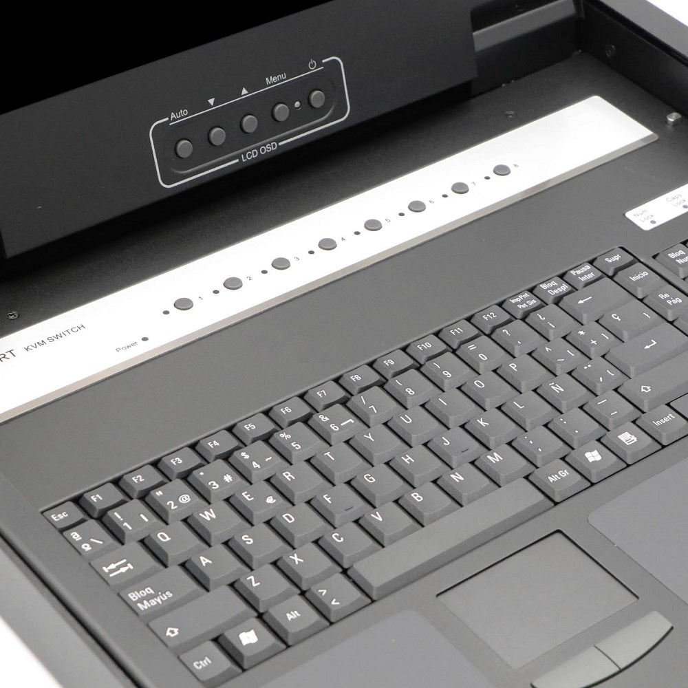 SATRA 1601021708 KVM LCD 17" con Modulo IP 8 Puertos