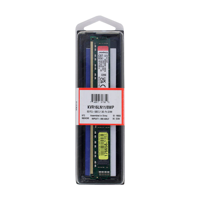 KINGSTON KVR16LN11/8WP Memoria RAM 8GB DDR3 1600MHZ