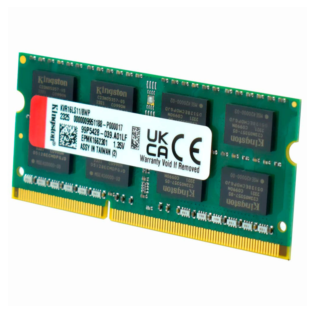 KINGSTON KVR16LS11/8WP Memoria RAM 8GB DDR3L 1600MHz