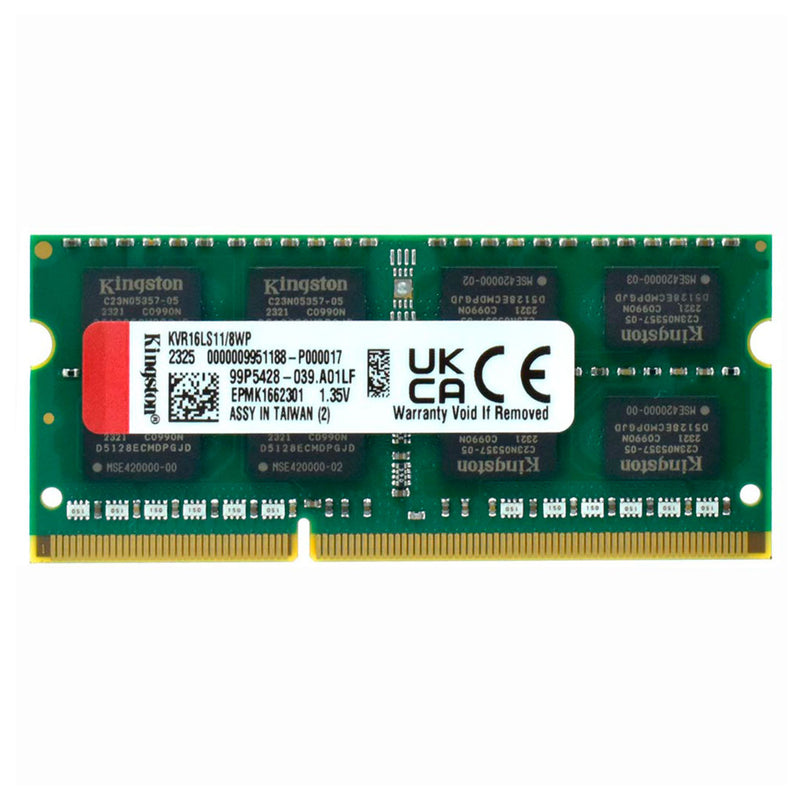 KINGSTON KVR16LS11/8 - MEMORIA SODIMM KINGSTON DDR3 8GB/1600MHZ