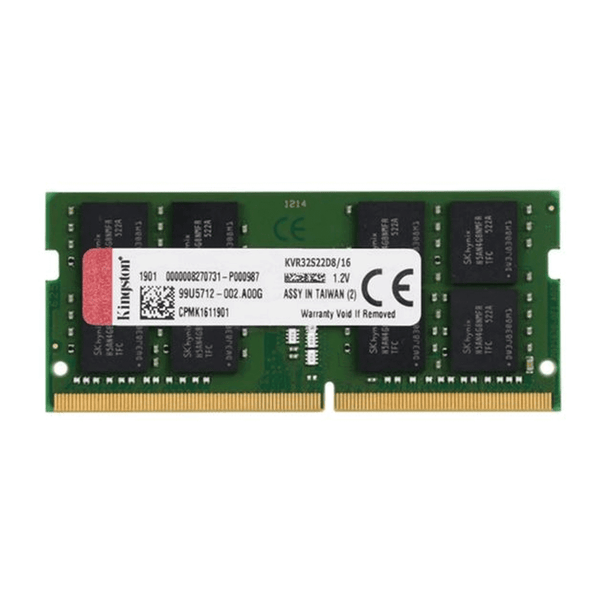 KINGSTON KVR32S22D8/16WP Memoria SODIMM 16GB DDR4 3200Mhz CL22, 1.2V, 2Rx8