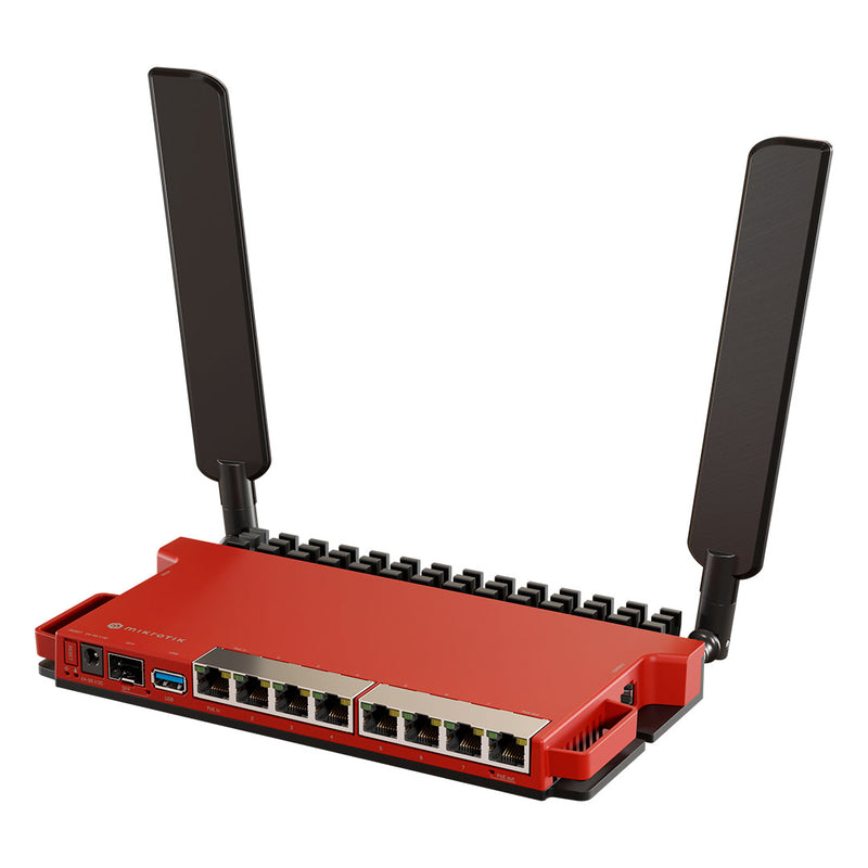 MIKROTIK L009UiGS-2HaxD-IN Dual core 800MHZ CPU 512MB RAM 8X GIGABIT LAN 1X 2.5GBIT SFP PORT