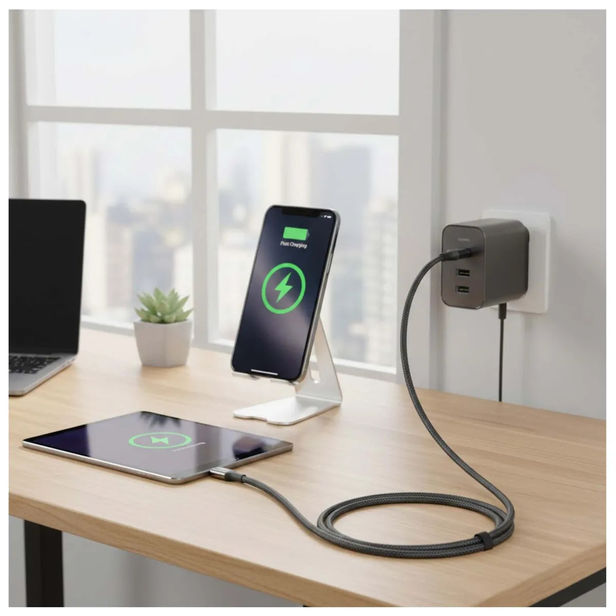 UGREEN L501 35254 Cable USB-C a USB-C 3A Max 1m