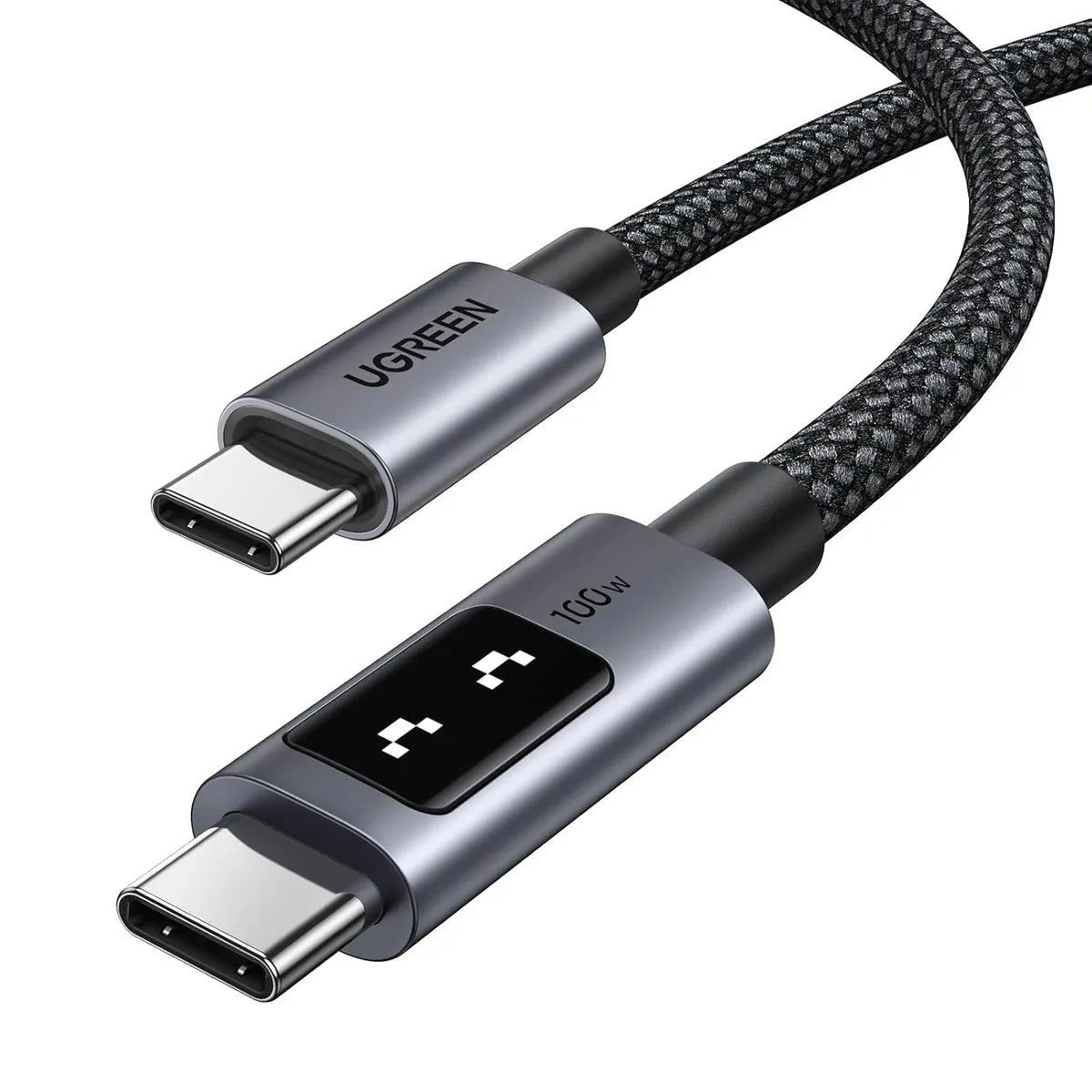 UGREEN L509 35513 Cable USB-C a USB-C 100W 3m Carga Rápida LED