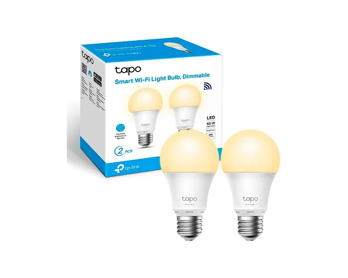 TP-LINK TAPO L510E 2-PACK  Foco Led Inteligente WIFI regulable 8,7W para 806 lúmenes