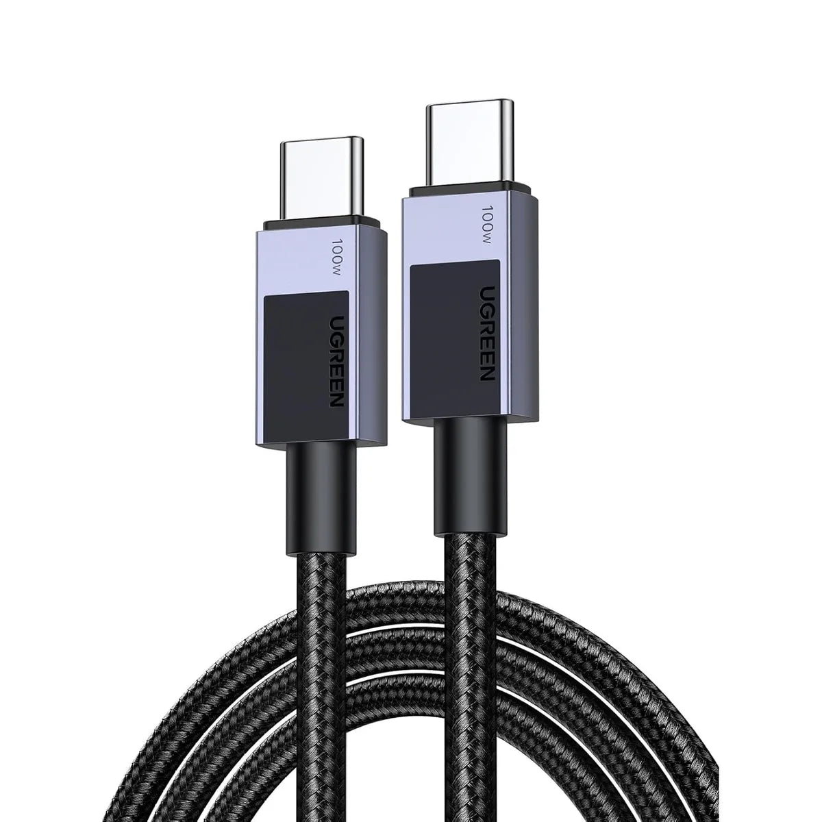 UGREEN L512 45064 Cable USB-C a USB-C Carga Rápida 100W 2M Trenzado