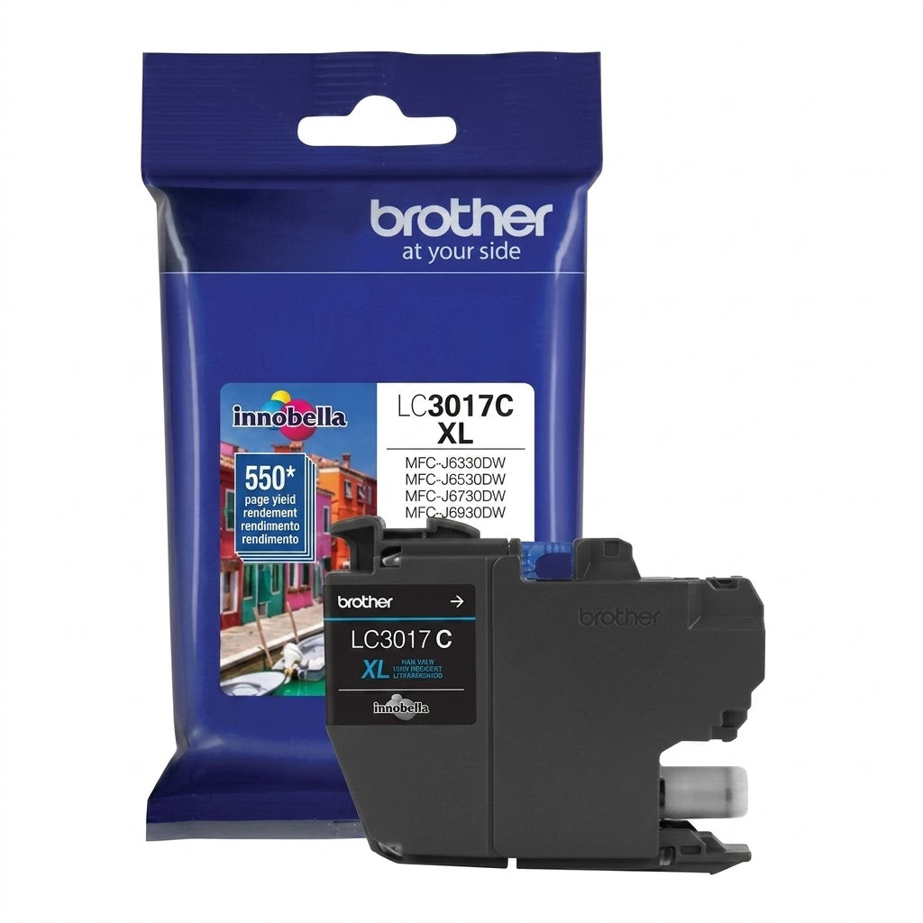 BROTHER LC3017C Cartucho de Tinta Color Cyan 550 Paginas