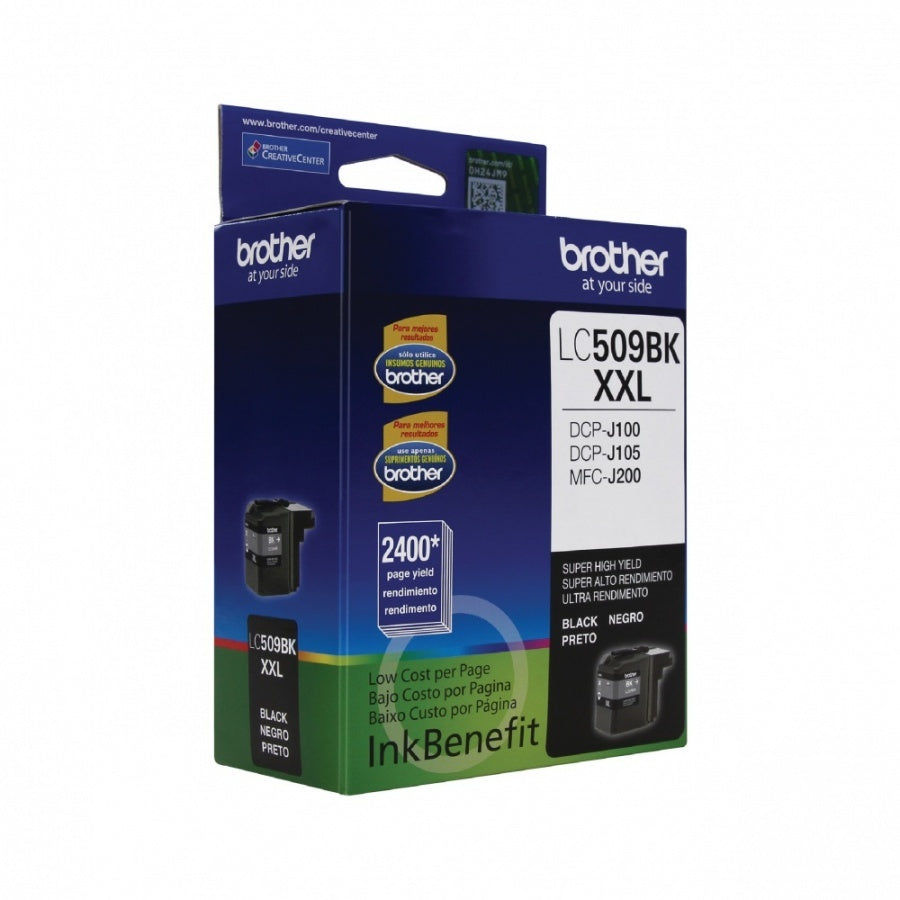 BROTHER LC509BK Cartucho de Tinta Color Negro 2400 Paginas