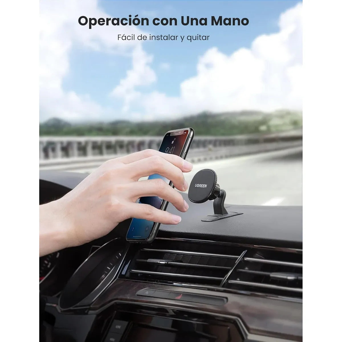 UGREEN LP292 80785 Soporte de Celular Magnético para Auto