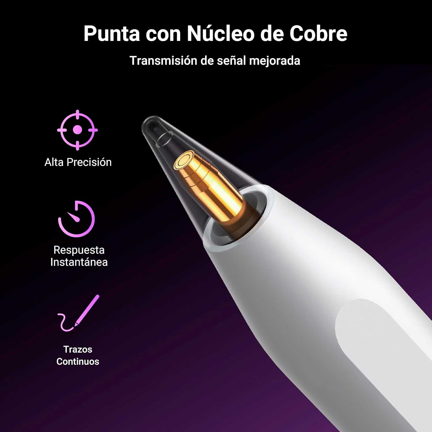 UGREEN lp707 35834  Lápiz Óptico iPad y iPad Pro Carga Magnética