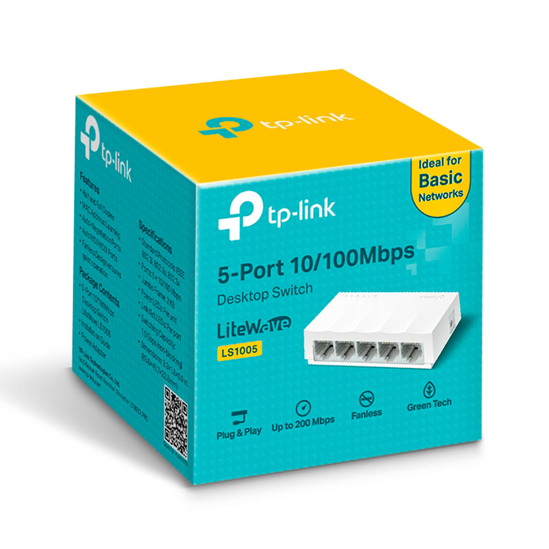 TP-LINK LS1005 Switch 5 Puertos 10/100Mbps