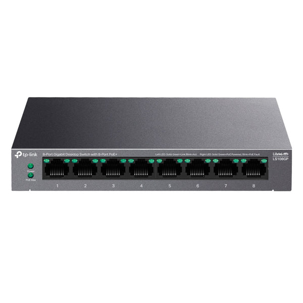 TP-LINK LS108GP Switch PoE+ 8 Puertos Gigabit