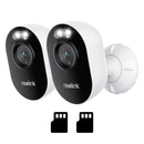 REOLINK LUMUS 1080P 2-PACK 128GB Camara de seguridad WIFI