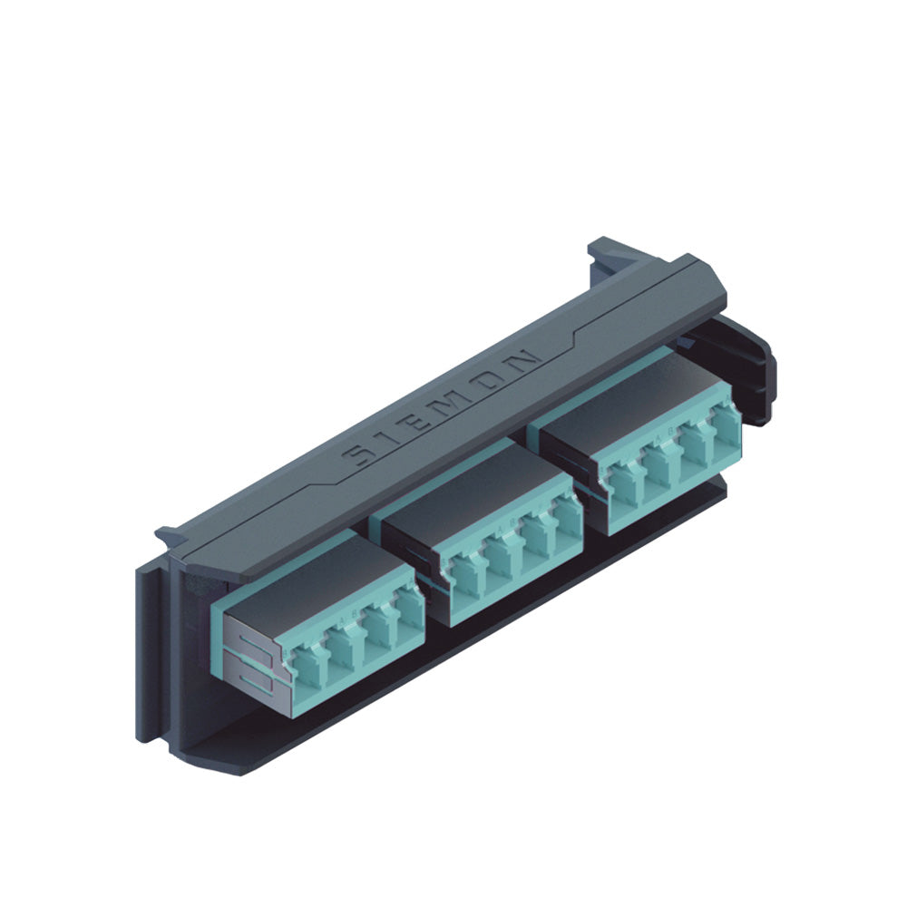 SIEMON LVA12-LSQ-BC-A Panel FO LIGHTVERSE, Con 12 Acopladores LC OM3