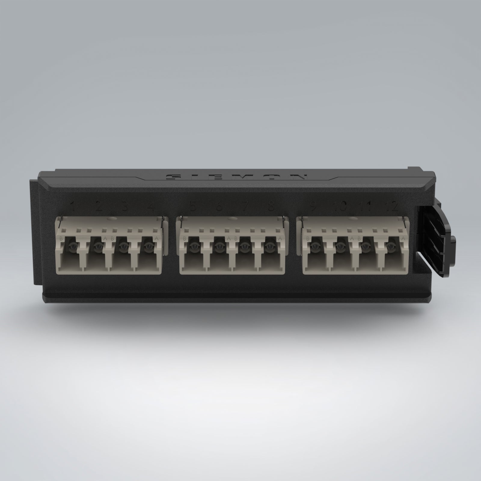 SIEMON LVA12-SCA-BC-A Panel FO LightVerse con 12 Acopladores SC-APC Monomodo