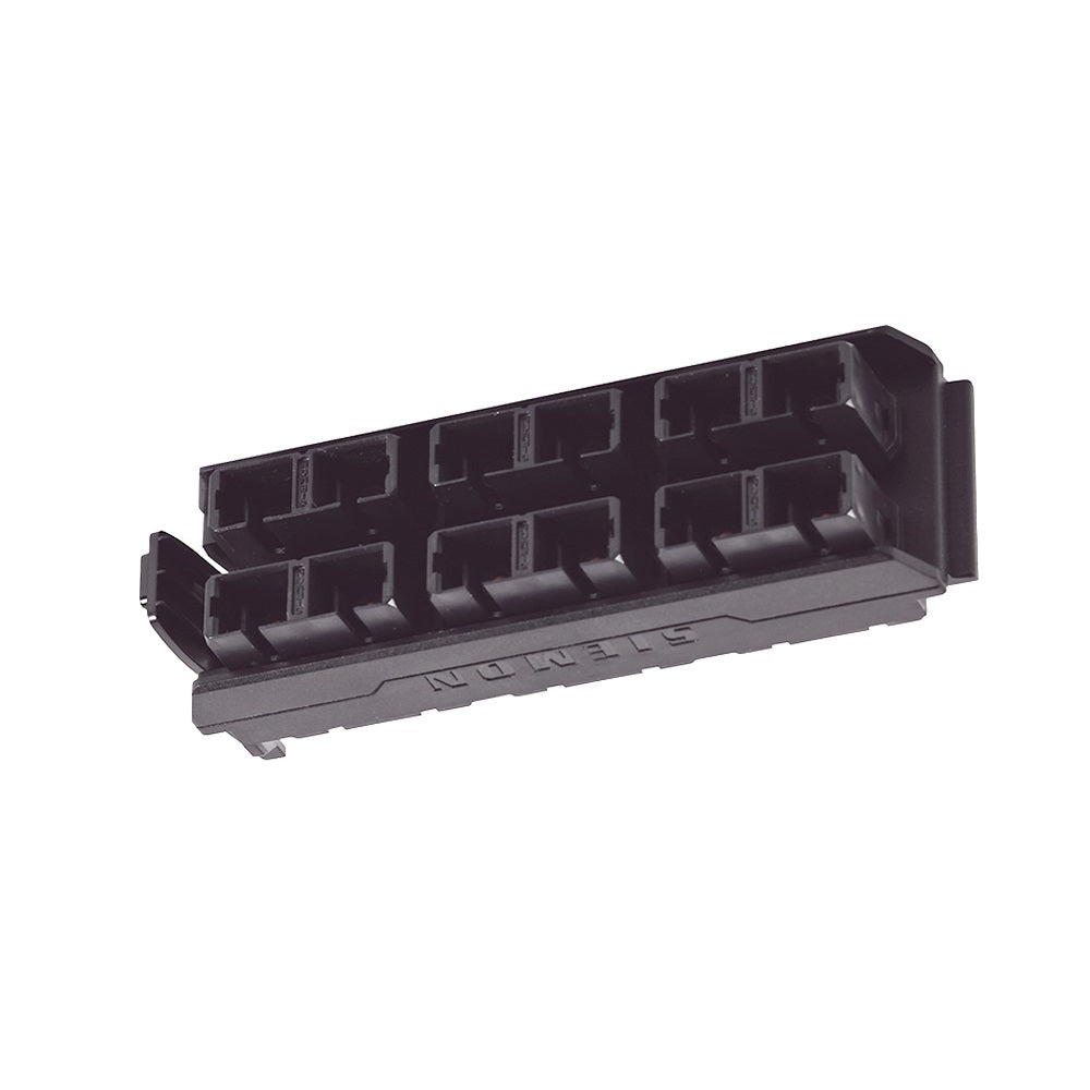 SIEMON LVA12-SCB-BM-A Palca Adaptador FO LightVerse 12 Acopladores SC (SM-MM) Color Negro