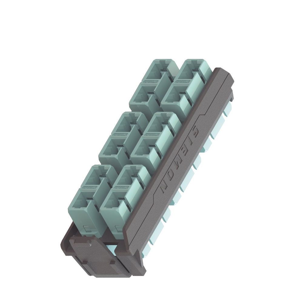 SIEMON LVA12-SCQ-BM-A Panel FO LightVerse con 12 Acopladores SC
