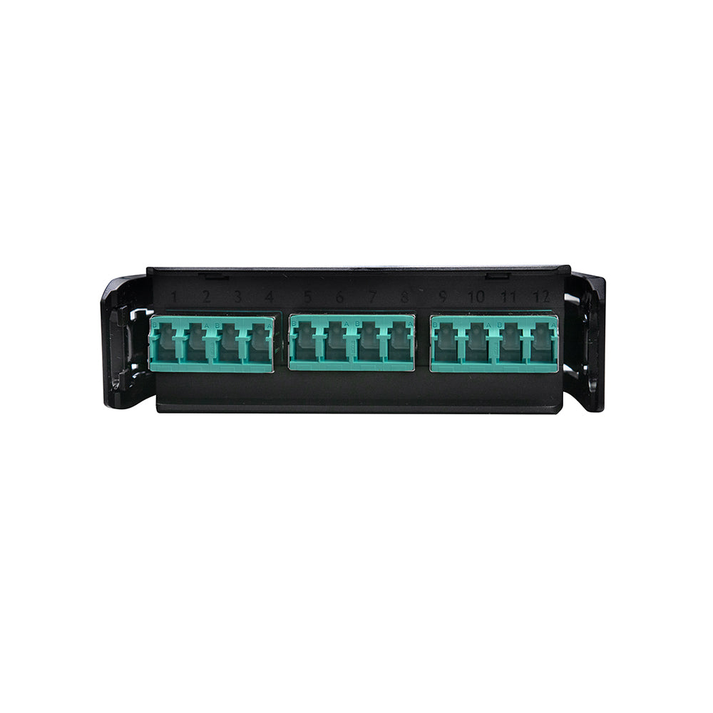 SIEMON LVM12TMLSV-BSCA Modulo LightVerse, 12 Fibras, LC-MTP Macho, MM OM4 Aqua Polaridad A/C.
