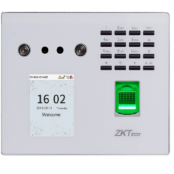 ZKTECO MB560-VL/ID Control de asistencia y acceso biométrico rostro, huella y tarjeta