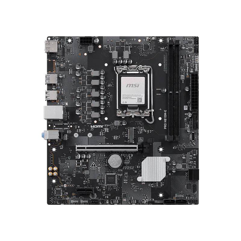 MSI PRO H810M-E Placa Madre Intel H810 LGA1851 mATX