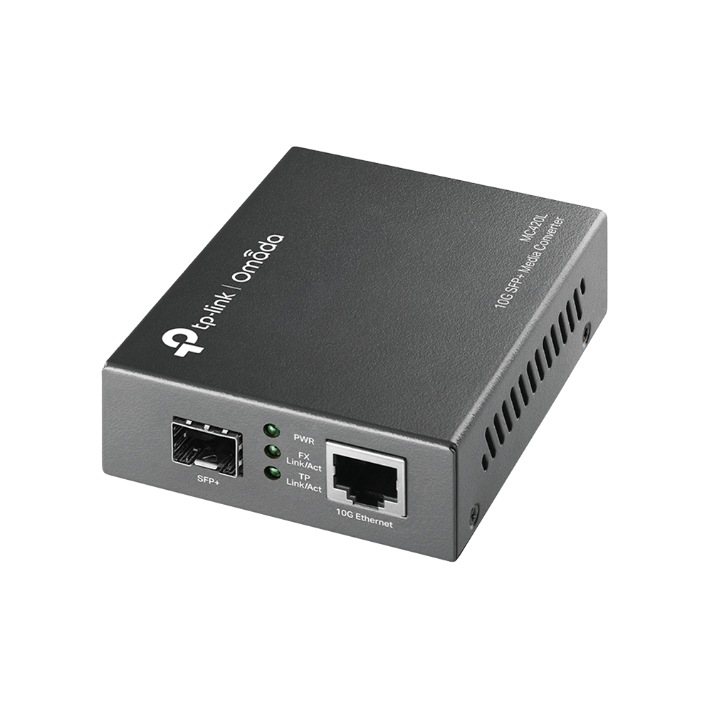 TP-LINK MC420L Media Converter Omada 10G Multigigabit SFP