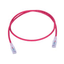 SIEMON MC6-03-03B Patch Cord, 1M CAT6, Color Rojo