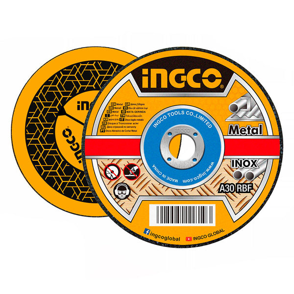 INGCO MCD161801 Disco de corte abrasivo para metal e inoxidable 7''