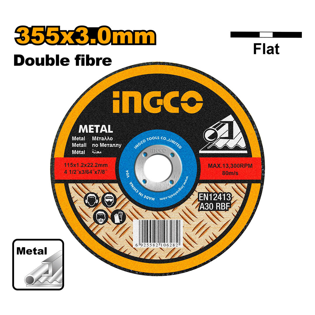 INGCO MCD303551 Disco de Corte de Metal 14"