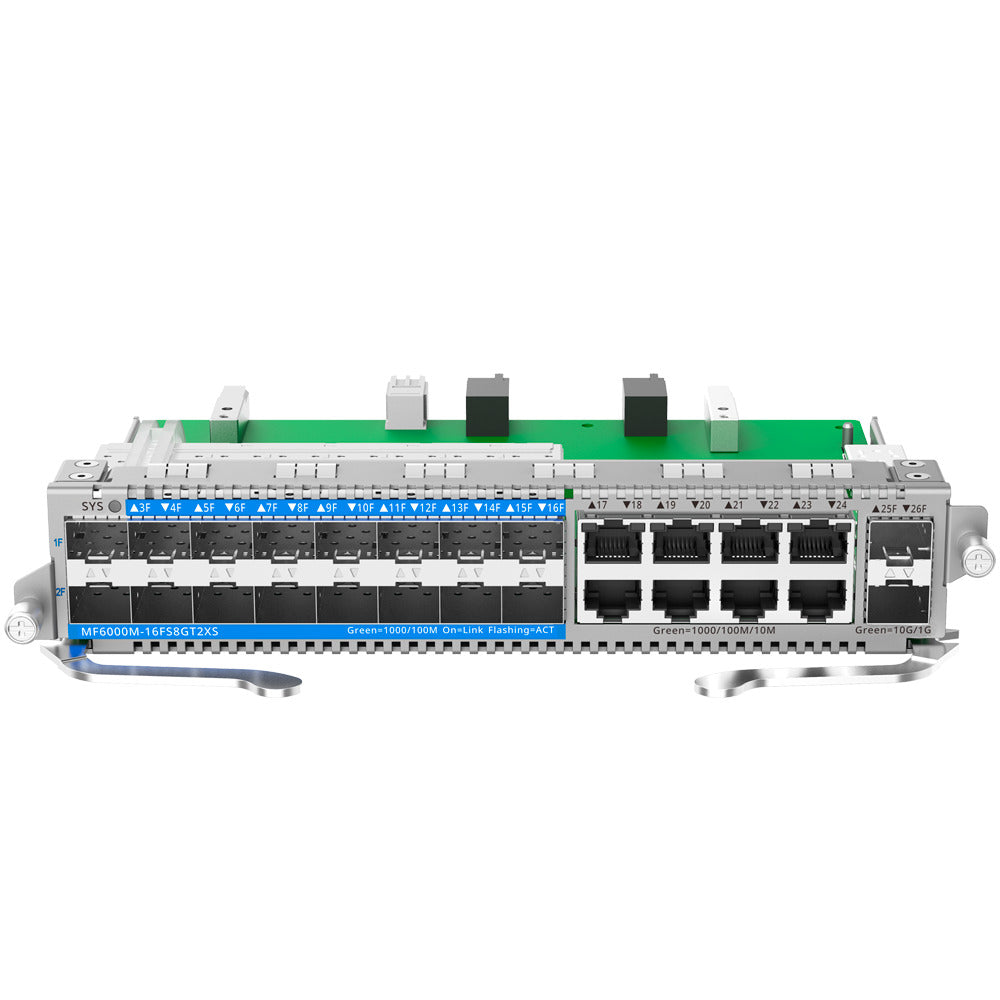 RUIJIE REYEE RG-MF6000M-16FS8GT2XS E-Lighten Tarjeta Modular 16SFP 8Gigabit 2SFP+