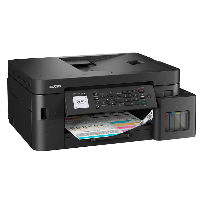 BROTHER MFC-T930DW Impresora multifuncional de inyección de tinta a color MFC-T930DW InkBenefit Tank con conectividad inalámbrica e impresión dúplex