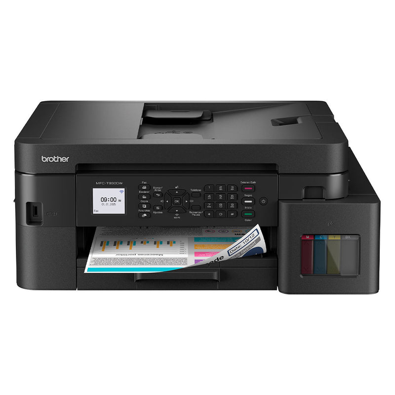 BROTHER MFC-T930DW Impresora multifuncional de inyección de tinta a color MFC-T930DW InkBenefit Tank con conectividad inalámbrica e impresión dúplex