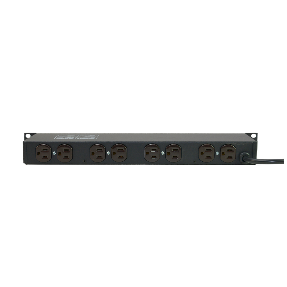 QUEST MH-4713 Multitoma Electrica Horizontal 10 tomas NEMA5-15R 125V/250V 15A