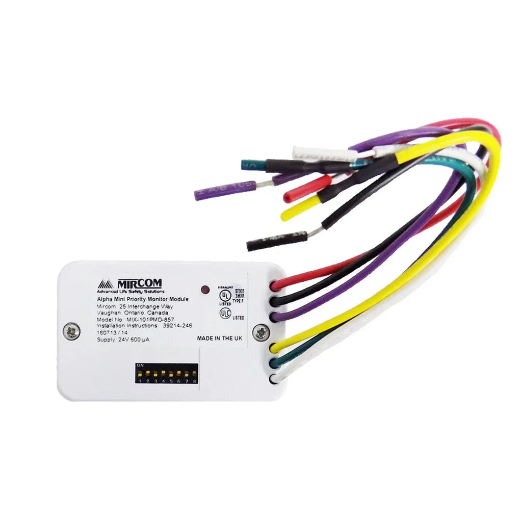 Mircom Single Input Module MIRCOM MIX-101P Mini módulo de monitoreo direccionable para FX350