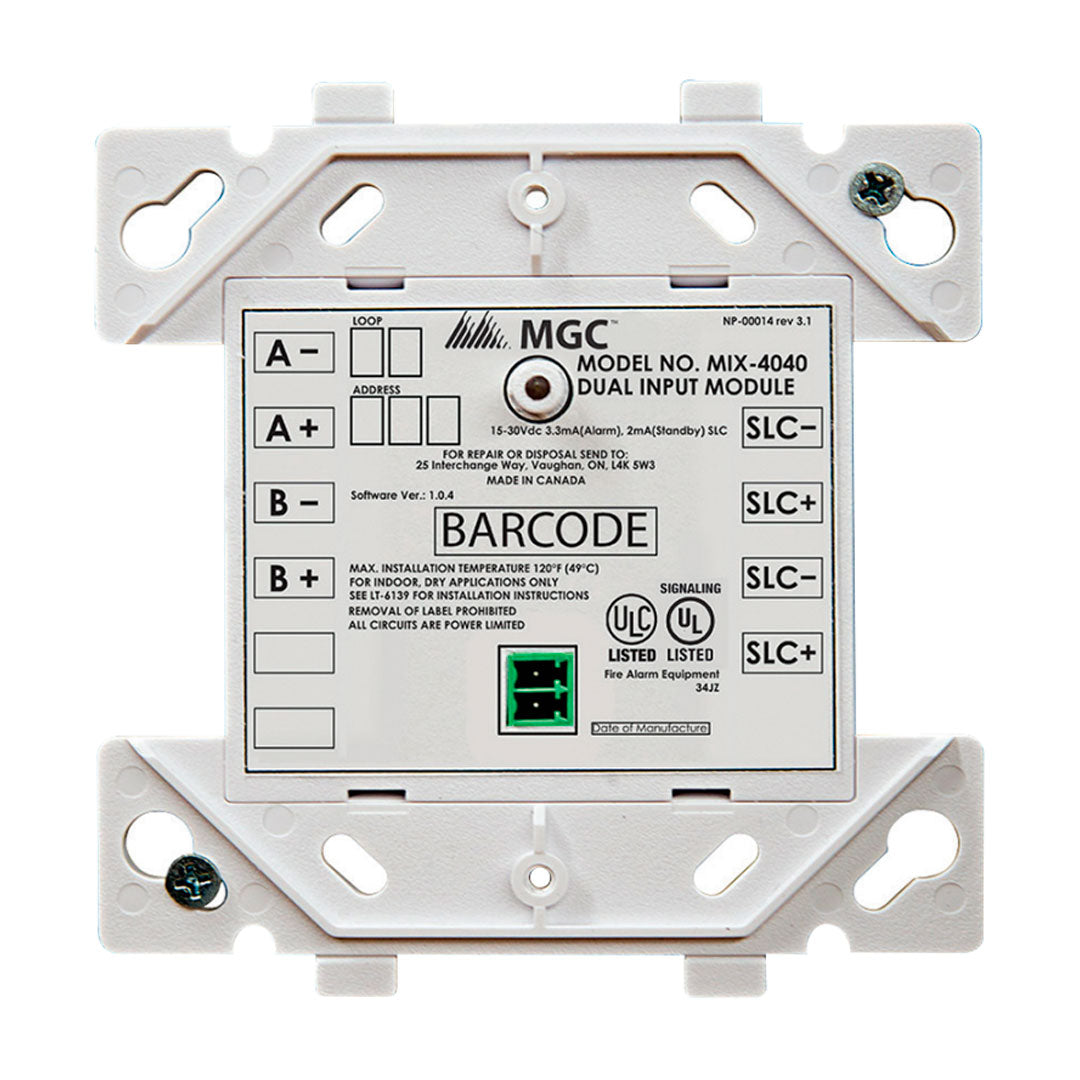 MIRCOM MIX-4040 Módulo de Monitoreo para serie FX400
