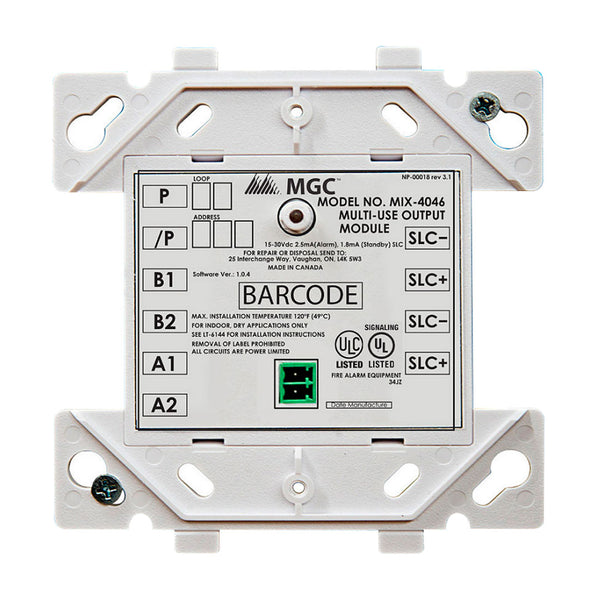 MIRCOM MIX-4046 Módulo de Control de Supervisión serie FX400