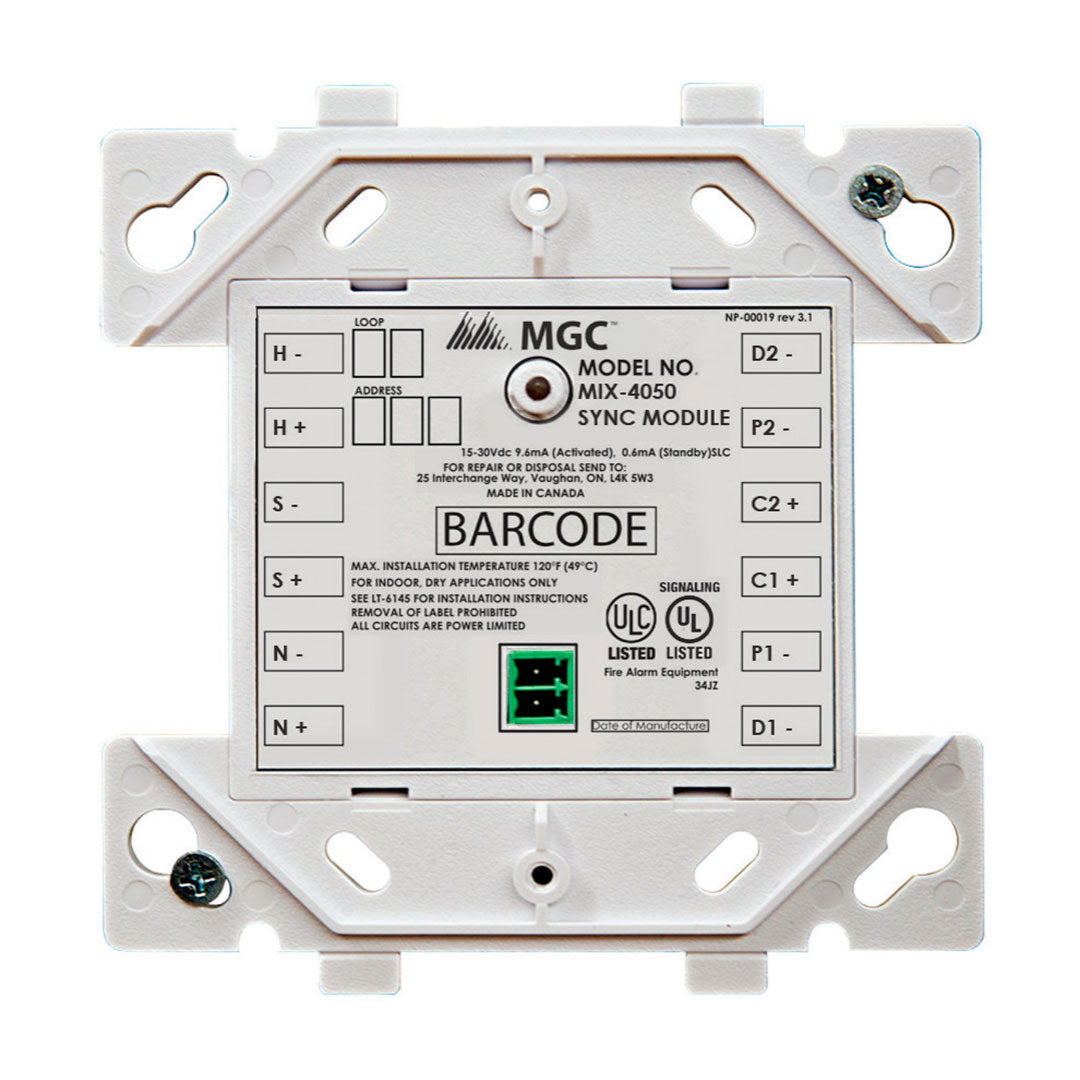 MIRCOM MIX-4050 Módulo de sincronización serie FX400
