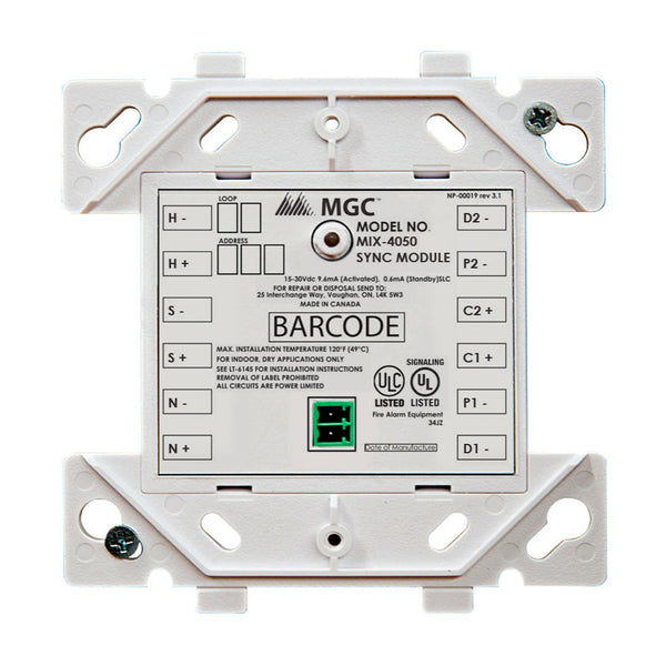 MIRCOM MIX-4050 Módulo de Sincronización serie FX400