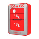 MIRCOM MIX-810MPU Double action addressable manual station with key