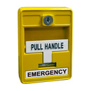 MIRCOM MS-704U Single Action Conventional Manual Station with Key Yellow