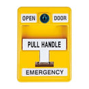 MIRCOM MS-704U Single Action Conventional Manual Station with Key Yellow