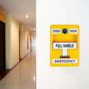 MIRCOM MS-704U Single Action Conventional Manual Station with Key Yellow